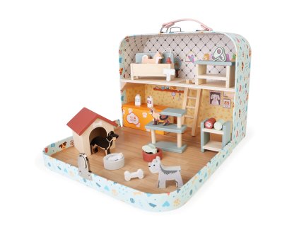 2Kids Toys Domeček pro mazlíčky v kufříku