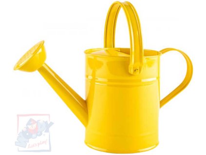 WOODY Konev dětská kropící žlutá 29cm plechová 1,5 l s kropítkem