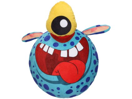 PLYŠ Míč nafukovací plyšový 30cm veselý balónek Kyklop