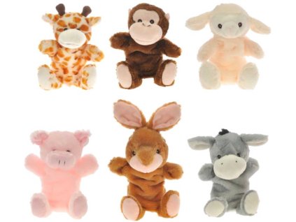 PLYŠ Baby zvířátko maňásek 30cm 6 druhů *PLYŠOVÉ HRAČKY*