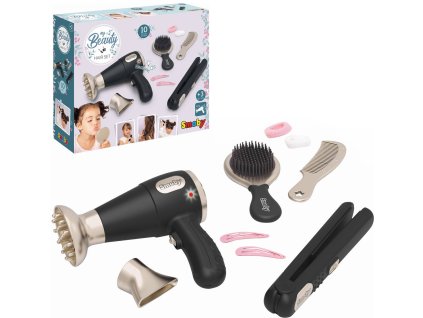 SMOBY My Beauty Kadeřnický set s fénem a doplňky na baterie Světlo Zvuk