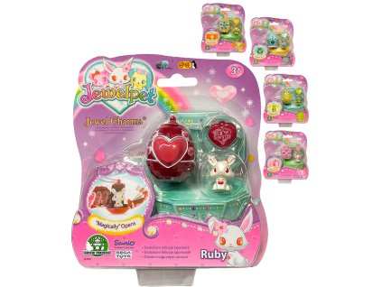 EP Line Jewel Pet blister set zvířátko drahokámek s domečkem různé druhy
