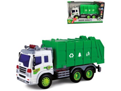 Auto popelářské svozové vozidlo na setrvačník na baterie Světlo Zvuk