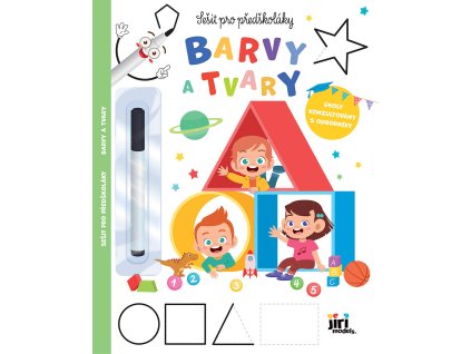 JIRI MODELS Sešit pro předškoláky Barvy a tvary