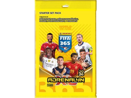 PANINI FIFA 365 2025/2026 Starter set album + 4x booster sběratelské karty