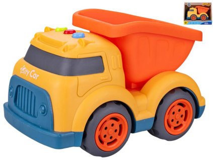 Auto baby stavební nákladní volný chod na baterie Světlo Zvuk