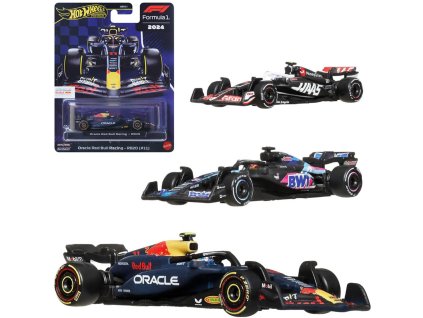 MATTEL HOT WHEELS Auto Prémiový angličák F1 různé druhy kov