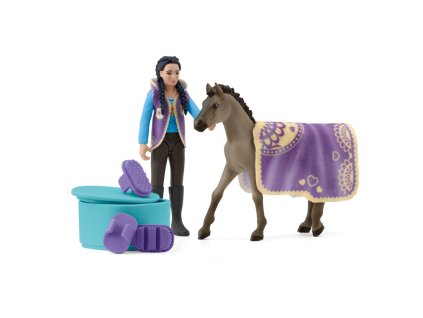 SCHLEICH Zkrášlovací sada pro koně Criollo Definitivo s Kim