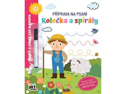 JIRI MODELS Příprava na psaní Kolečka a spirály set s fixem
