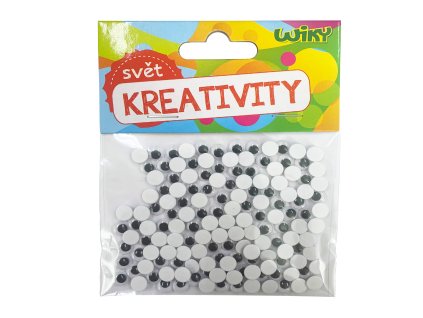 Oči pohyblivé 7mm, 150ks