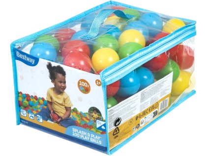 BESTWAY 52648 - Hrací míčky do bazénu 100 ks