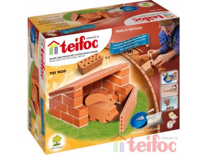 TEIFOC Domek Pigs 1020 *Stavebnice cihly s maltou*