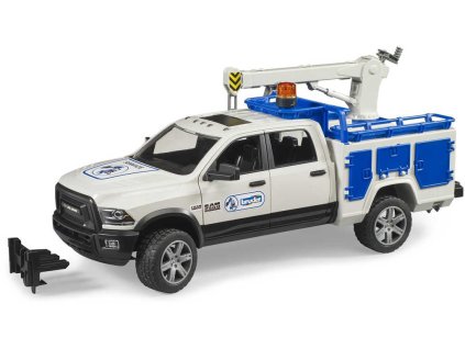 BRUDER 02509 Auto RAM 2500 servisní vůz s otočným ramenem a majákem