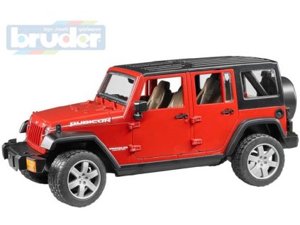 BRUDER Auto model Jeep Wrangler červený 1:16 plast 02525 (2525)
