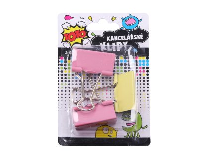 Klip kancelářský 3 ks, 41 mm