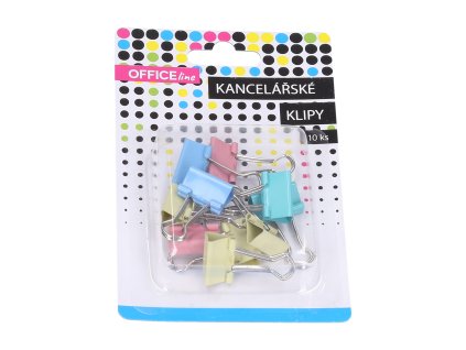 Klip kancelářský 10 ks, 19 mm