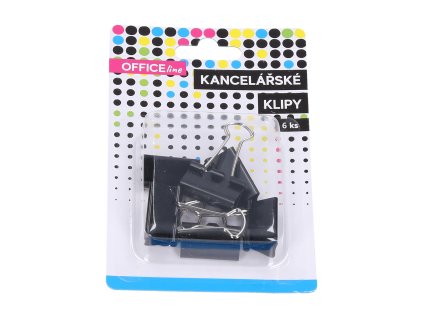 Klip kancelářský 6 ks, 25 mm