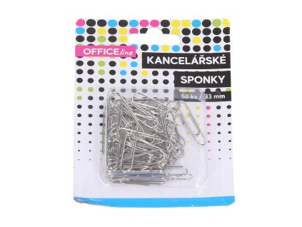 Sponka kancelářská 50 ks, 33 mm