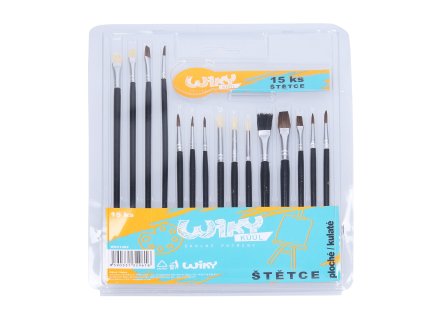 Sada štětců 15 ks