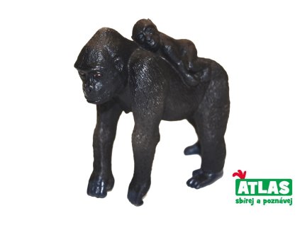 A - Gorila a mládě 7 cm