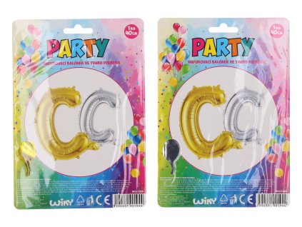 Balónek nafukovací - písmeno C