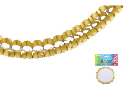 Girlanda zlatá 3,6m
