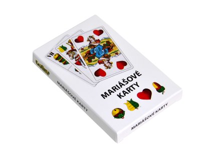 Karty Mariáš v papírové krabičce