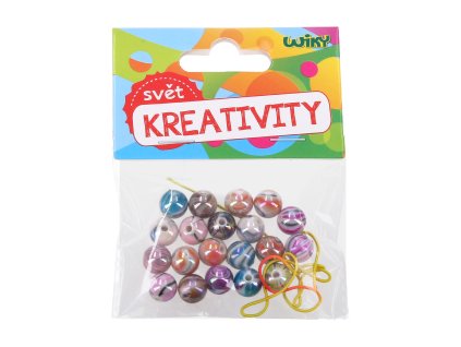 Barevné korálky s provázkem