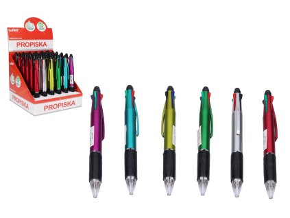 Propiska vícebarevná (4 barvy) + stylus