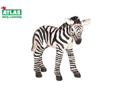 A - Figurka Zebra hříbě 7 cm