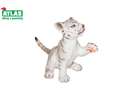 A - Figurka Tygr bílý mládě 6 cm