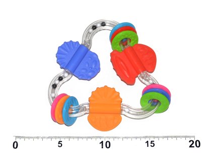 Chrastítko trojúhelník 14 cm