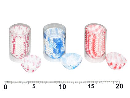 Košíčky cukrářské barevné 6cm (pr.3cm, v.1,5cm) - 200ks
