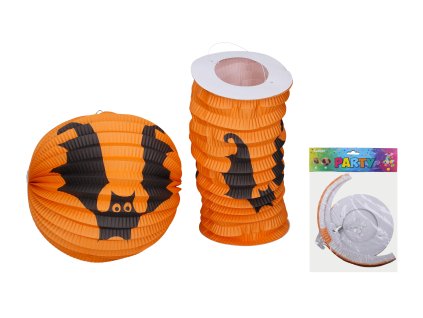 Lampion koule 25 cm a Lampion válec 15 cm