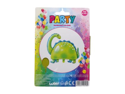 Balónek nafukovací - tvar DINOSAURUS 75x85 cm