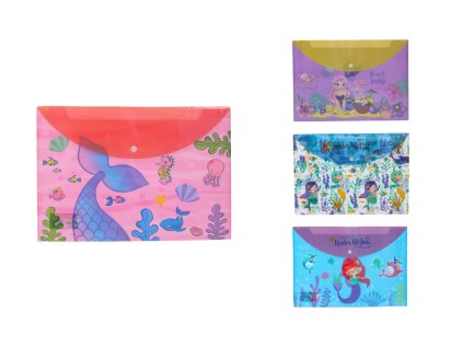 Složka s drukem 36x26 cm Mořská panna