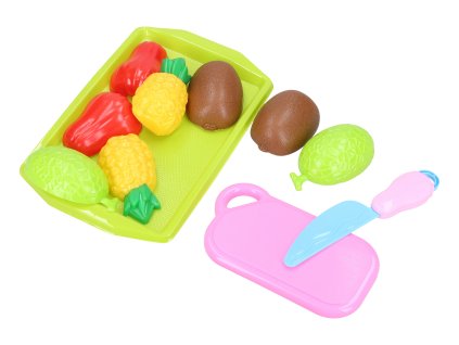 Krájecí ovoce set s tácem 21x14 cm