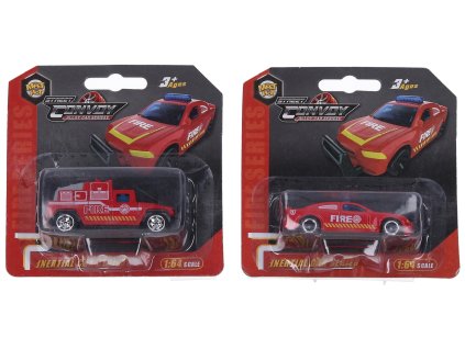 Auto hasičské kovové 7 cm