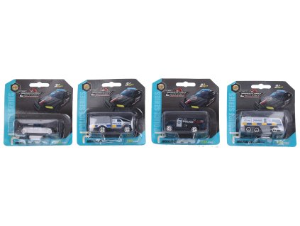 Auto policejní kovové 7 cm