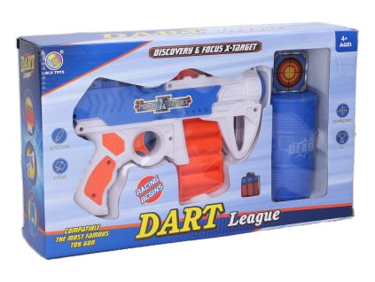 Pistole s barelem a pěnovými náboji 21 cm