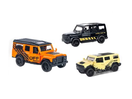 Auto terénní kovové zpětné natažení 11 cm