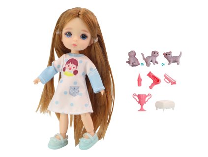 Panenka s kočkou set 12,5 cm