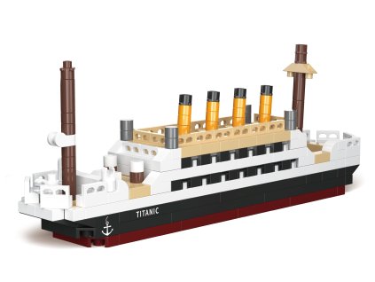 KOCO Stavebnice Titanic 271 dílků 13,5x2,5x4,5 cm