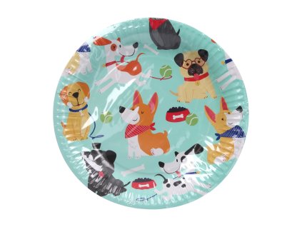 Párty tácky PES 23 cm, 6 ks