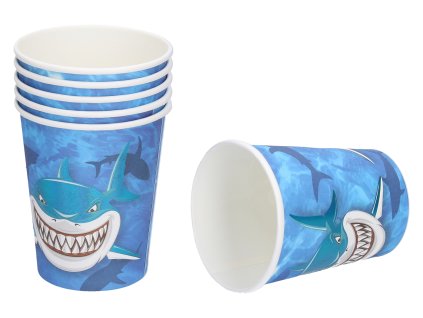 Párty kelímky ŽRALOK 250ml, 6 ks