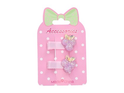 Sponka do vlasů ovoce set 2 ks