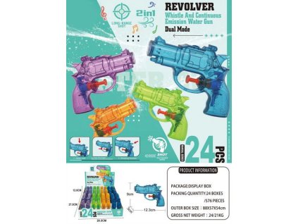 Vodní pistole revolver 13 cm