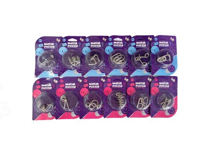 Hlavolam kovový 3 cm