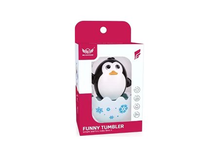 Tučňák roly poly 8 cm