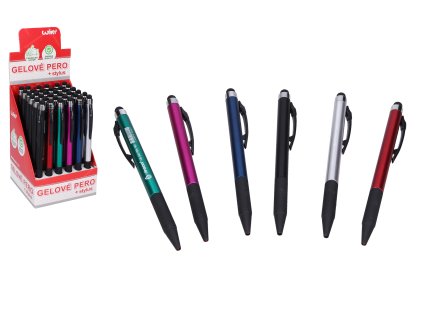 Gelové pero + stylus